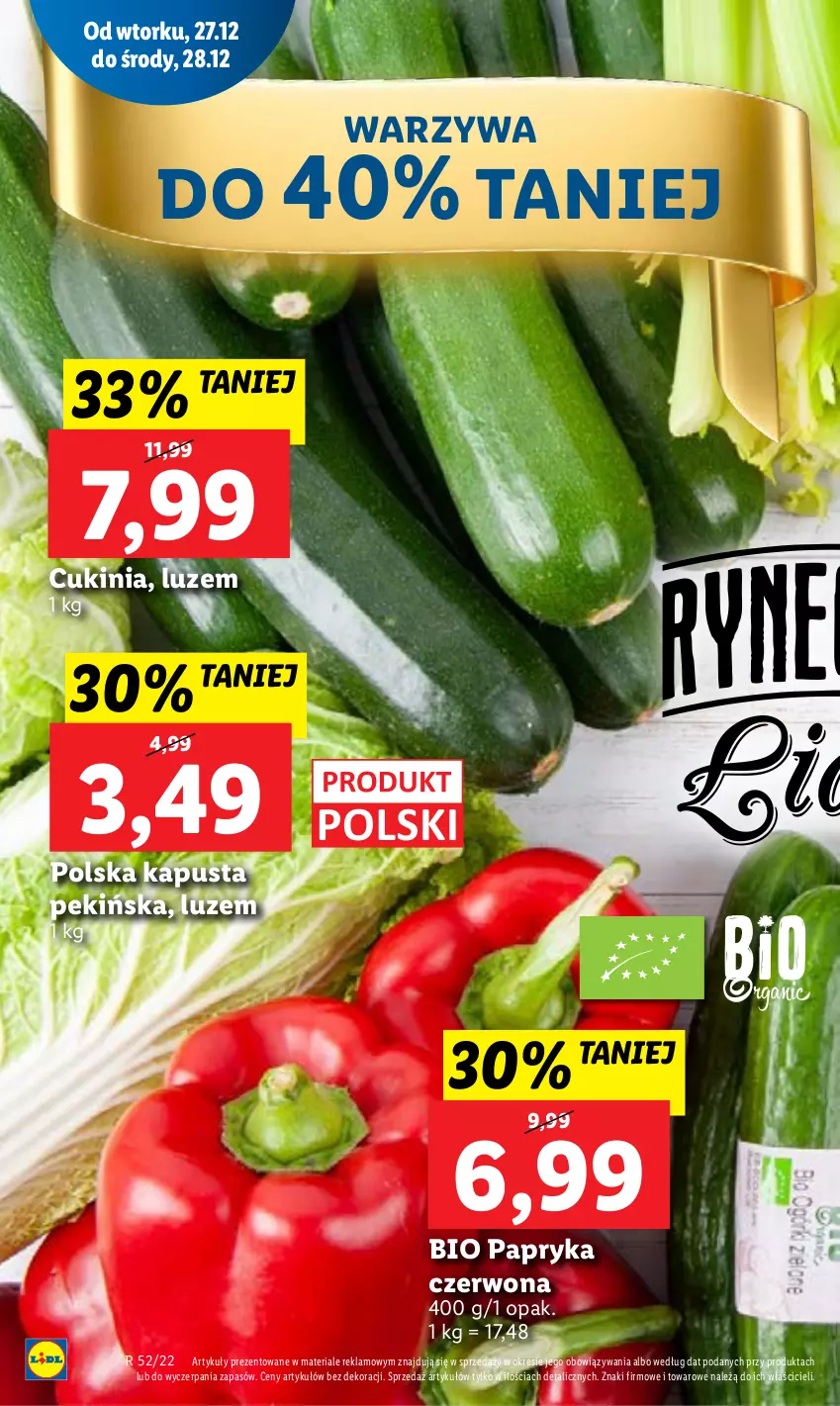 Gazetka promocyjna Lidl - GAZETKA - ważna 27.12 do 28.12.2022 - strona 14 - produkty: Papryka, Papryka czerwona, Warzywa