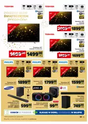 Gazetka promocyjna Carrefour - Gazetka Prezenty część 2 - Gazetka - ważna od 24.12 do 24.12.2022 - strona 33 - produkty: Toshiba, Gra, Philips, Głośnik, Soundbar, Samsung, Android TV, Telewizor, LG