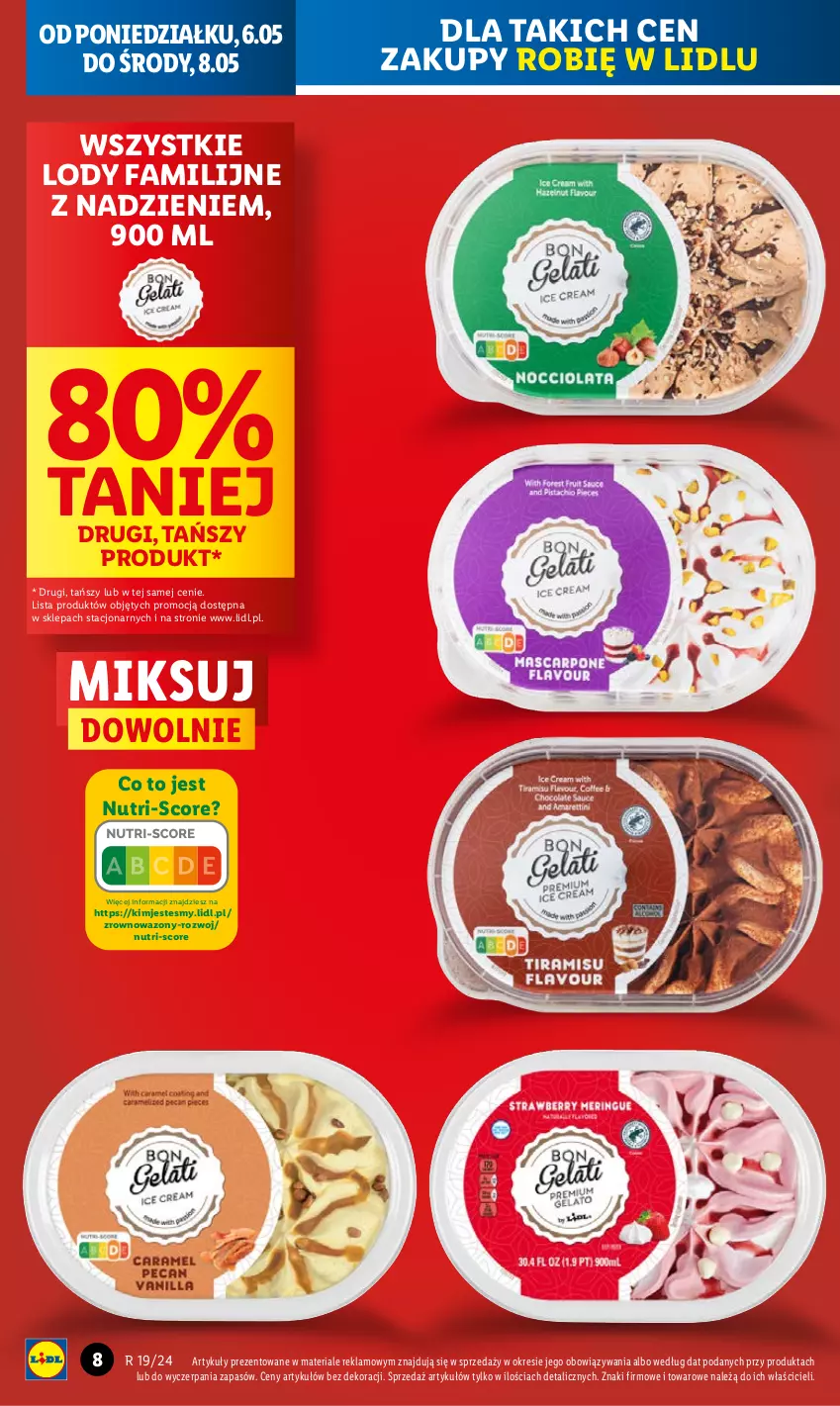 Gazetka promocyjna Lidl - GAZETKA - ważna 06.05 do 08.05.2024 - strona 10 - produkty: Fa, Lody, Wazon