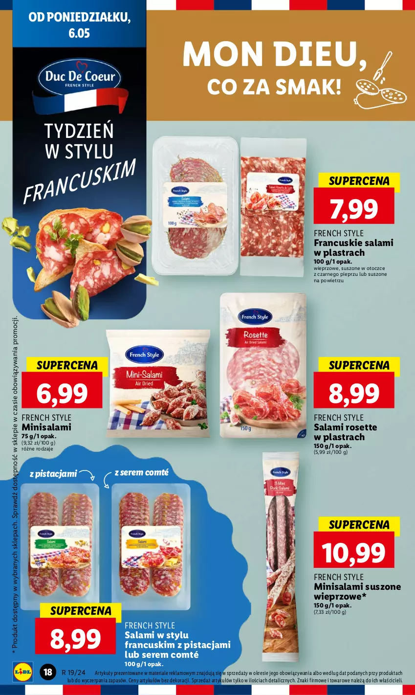 Gazetka promocyjna Lidl - GAZETKA - ważna 06.05 do 08.05.2024 - strona 24 - produkty: Pieprz, Salami, Ser