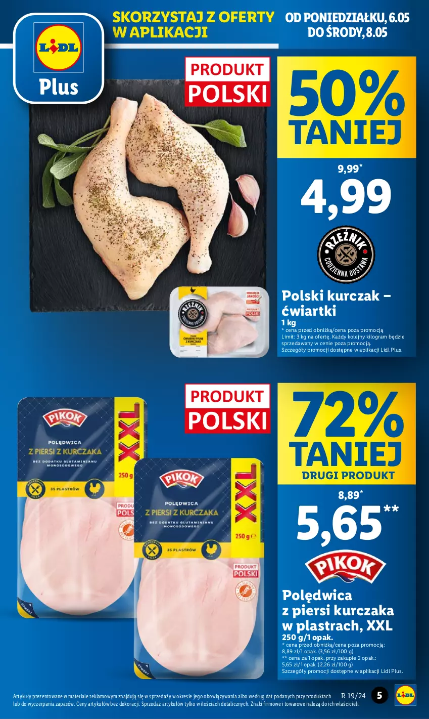 Gazetka promocyjna Lidl - GAZETKA - ważna 06.05 do 08.05.2024 - strona 7 - produkty: Gra, Kurczak, Olej, Polędwica