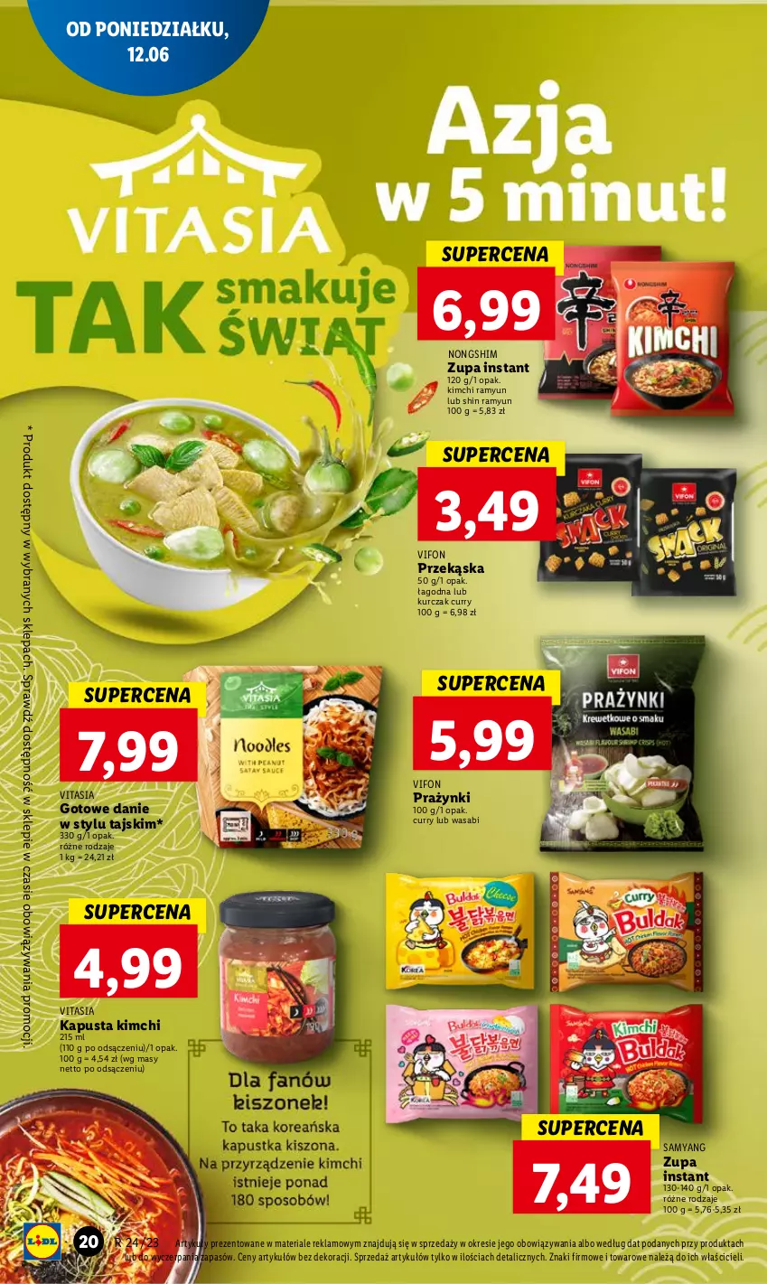 Gazetka promocyjna Lidl - GAZETKA - ważna 12.06 do 14.06.2023 - strona 22 - produkty: Kurczak, Wasa, Zupa