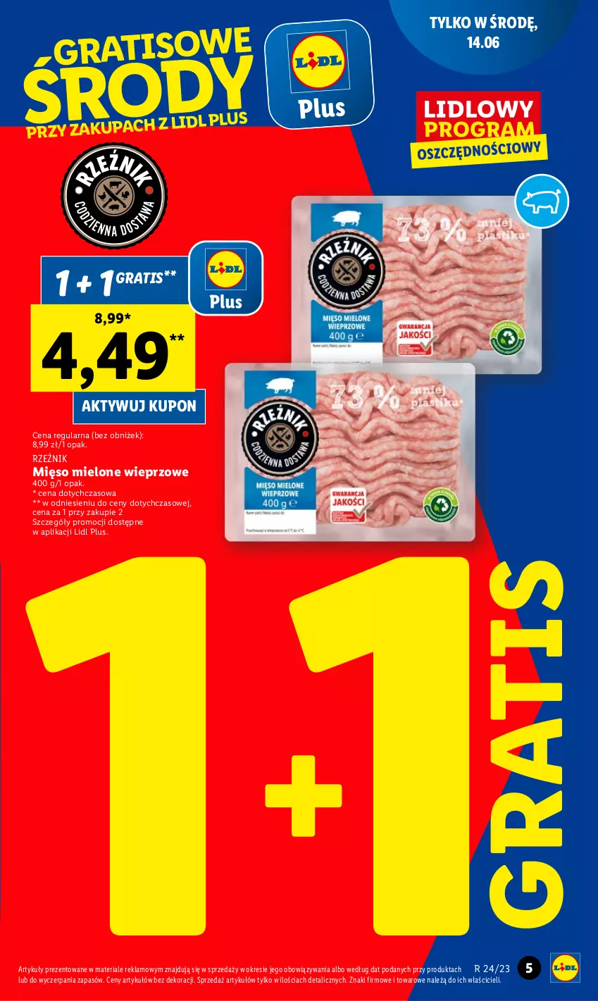 Gazetka promocyjna Lidl - GAZETKA - ważna 12.06 do 14.06.2023 - strona 9 - produkty: Gra, Mięso, Mięso mielone