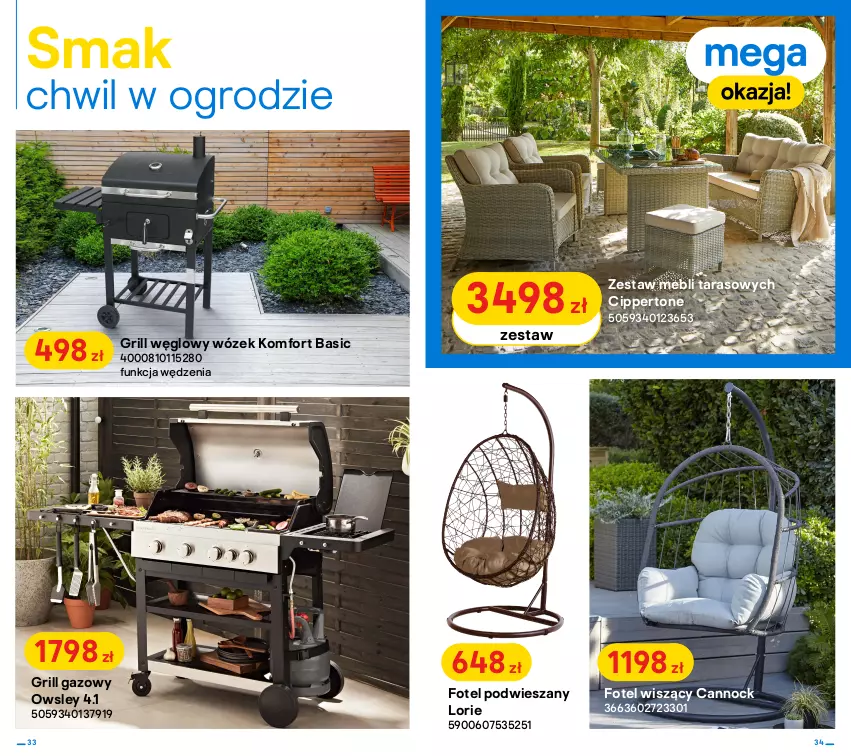 Gazetka promocyjna Castorama - Gazetka Castorama - ważna 23.06 do 11.07.2021 - strona 17 - produkty: Fotel, Grill, Grill gazowy, Wózek