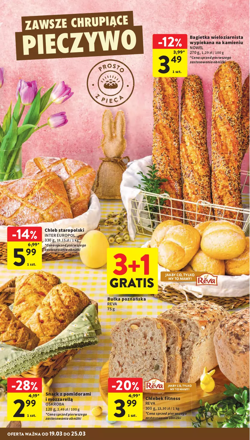 Gazetka promocyjna Intermarche - Gazetka Intermarche - ważna 19.03 do 25.03.2026 - strona 10 - produkty: Bagietka, Bułka, Chleb, Gra, Piec, Pieczywo