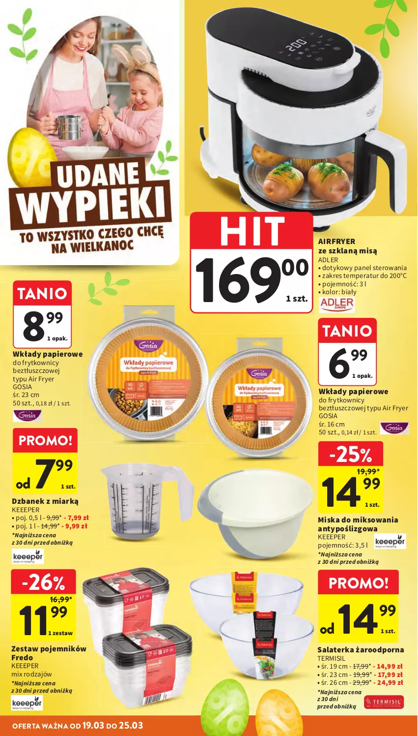 Gazetka promocyjna Intermarche - Gazetka Intermarche - ważna 19.03 do 25.03.2026 - strona 16 - produkty: Dzbanek, Miska, Papier, Pojemnik, Por, Salaterka