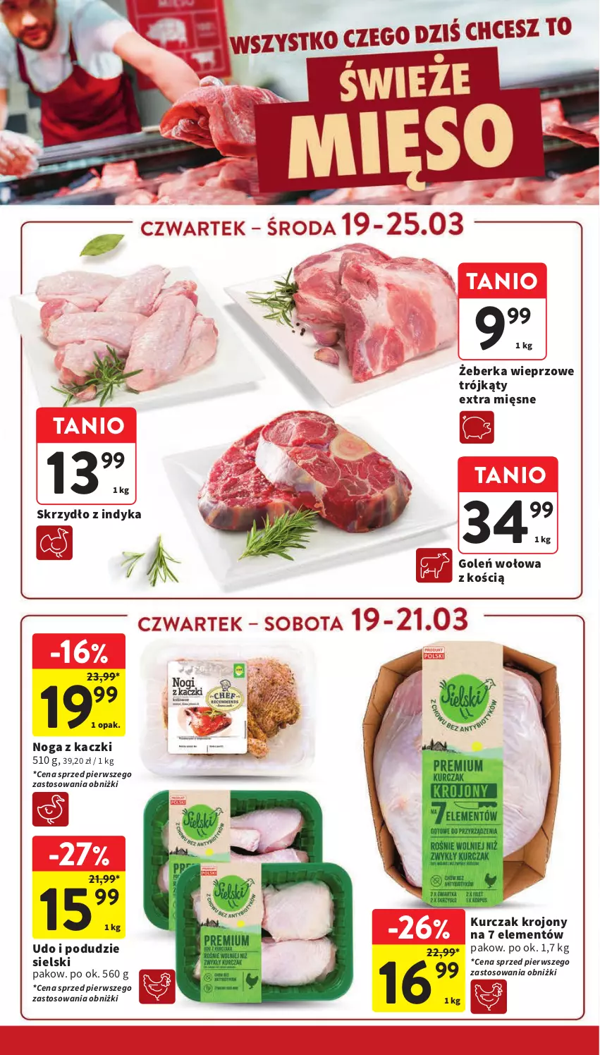 Gazetka promocyjna Intermarche - Gazetka Intermarche - ważna 19.03 do 25.03.2026 - strona 22 - produkty: Kurczak, Noga z kaczki