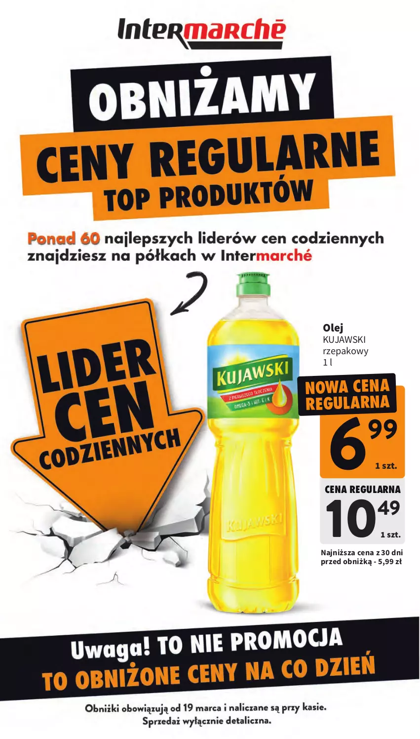 Gazetka promocyjna Intermarche - Gazetka Intermarche - ważna 19.03 do 25.03.2026 - strona 6 - produkty: Kujawski, Olej
