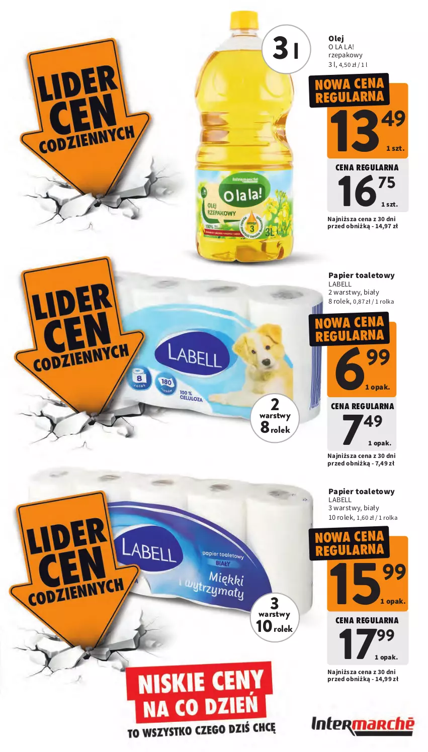 Gazetka promocyjna Intermarche - Gazetka Intermarche - ważna 19.03 do 25.03.2026 - strona 7 - produkty: Bell, Olej, Papier, Papier toaletowy