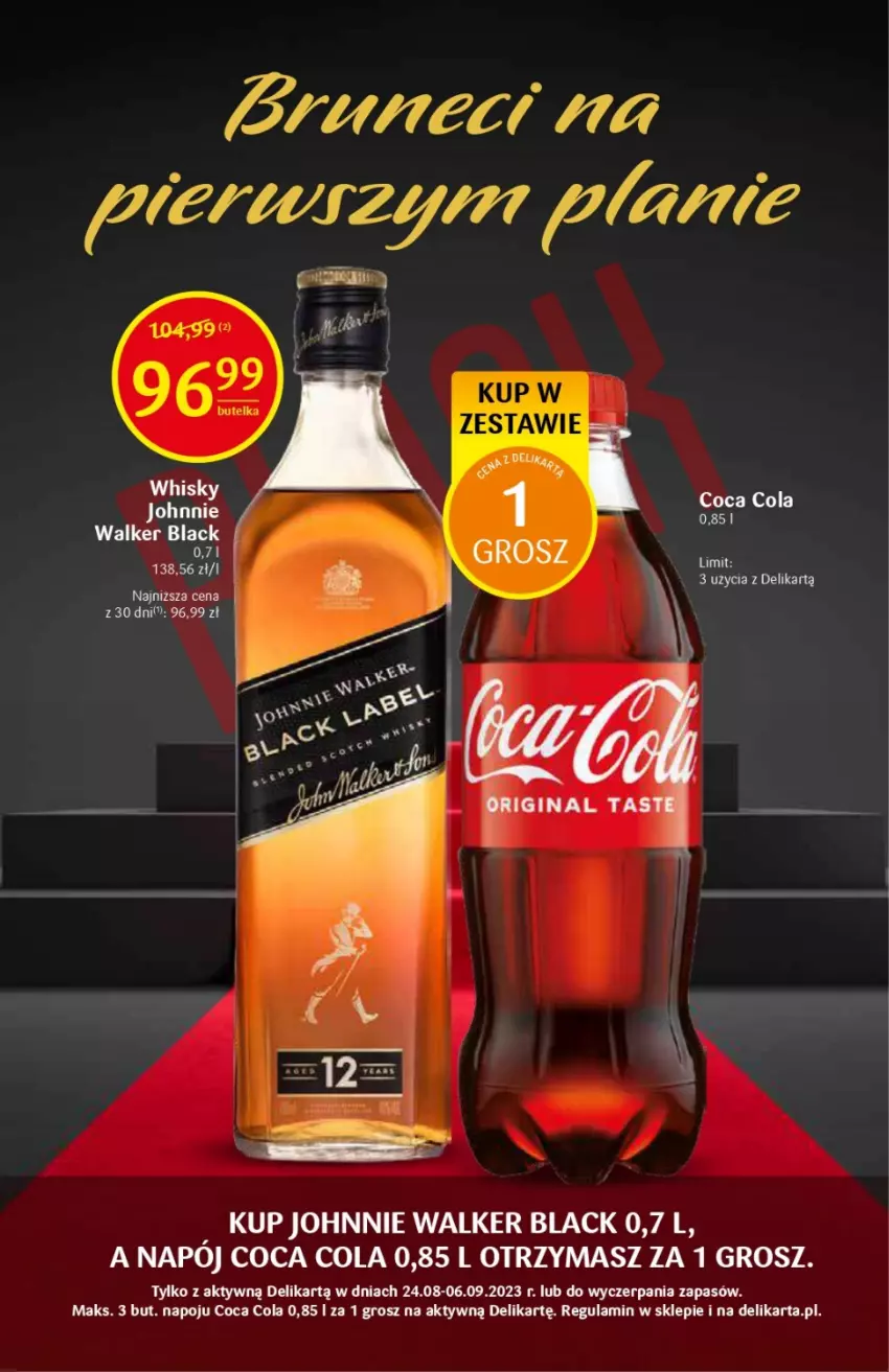 Gazetka promocyjna Delikatesy Centrum - DeliBarek DC33/34 - ważna 24.08 do 06.09.2023 - strona 18 - produkty: Johnnie Walker, Lack, Napój, Whisky