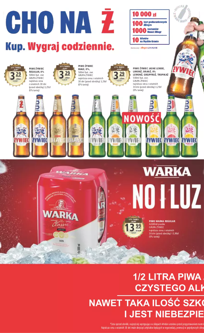 Gazetka promocyjna Arhelan - Gazetka - ważna 08.09 do 17.09.2023 - strona 14 - produkty: Piwo, Warka