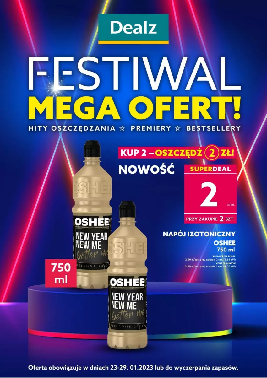 Gazetka promocyjna Dealz - ✨FESTIWAL MEGA OFERT!✨ - ważna 23.01 do 29.01.2023 - strona 1