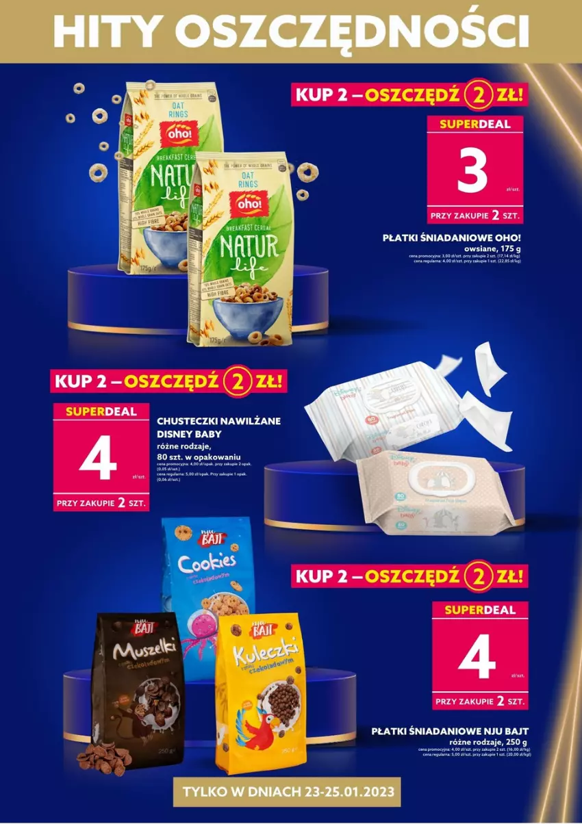 Gazetka promocyjna Dealz - ✨FESTIWAL MEGA OFERT!✨ - ważna 23.01 do 29.01.2023 - strona 3 - produkty: Chusteczki, Chusteczki nawilzane, Danio, Disney