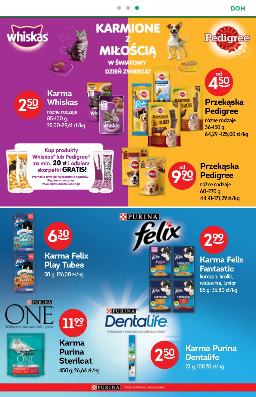 Gazetka promocyjna Żabka - ważna 13.10 do 31.10.2021 - strona 54 - produkty: Fa, Fanta, Felix, Królik, Kurczak, Pedigree, Pur, Purina, Whiskas, Wołowina