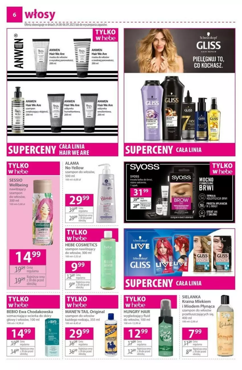 Gazetka promocyjna Hebe - ważna 24.08 do 06.09.2023 - strona 13 - produkty: Gin, Gry, Hebe Cosmetics, Koc, Ser, SESSIO