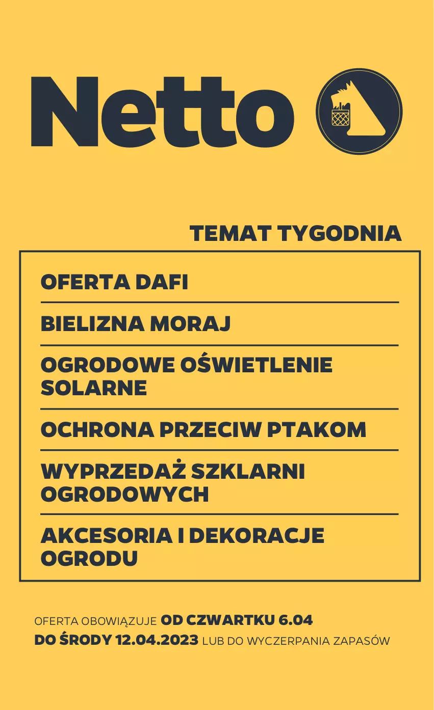 Gazetka promocyjna Netto - Akcesoria i dodatki - ważna 06.04 do 12.04.2023 - strona 1 - produkty: Bielizna