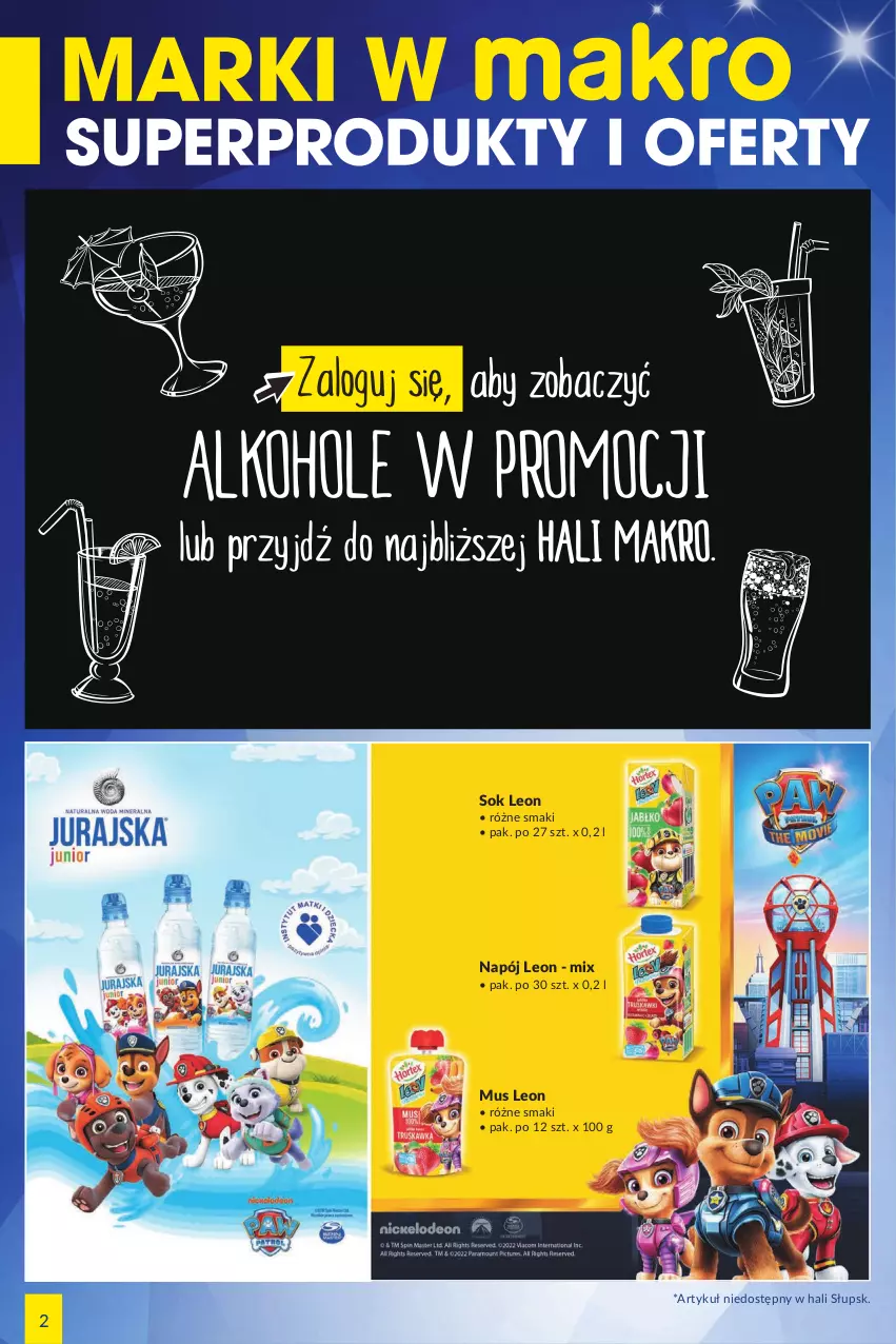 Gazetka promocyjna Makro - [Oferta specjalna] Marki w MAKRO - ważna 19.08 do 05.09.2022 - strona 2 - produkty: Leon, Mus, Napój, Sok