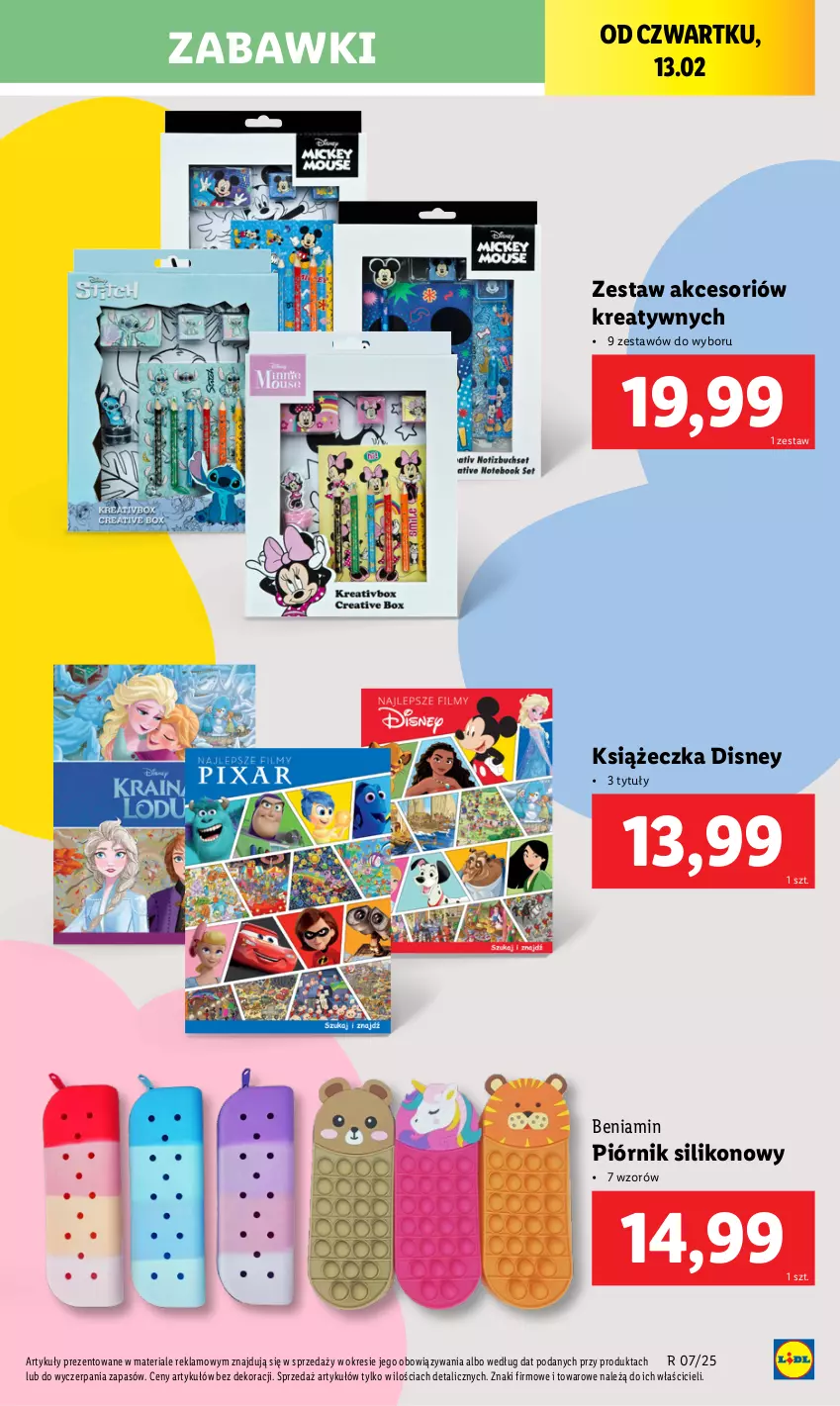 Gazetka promocyjna Lidl - GAZETKA - ważna 10.02 do 15.02.2025 - strona 31 - produkty: Disney, Piórnik