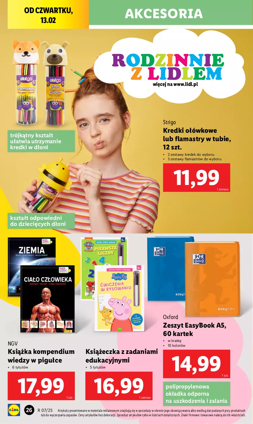 Gazetka promocyjna Lidl - GAZETKA - ważna 10.02 do 15.02.2025 - strona 32 - produkty: Dzieci, Flamastry, Książka, Por