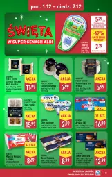 Gazetka promocyjna Aldi - Pełna oferta - Gazetka - ważna od 07.12 do 07.12.2025 - strona 11 - produkty: Ciastka, Cheddar, Sos, Ser, Mus, Danone, Twaróg, Piątnica, Ricotta, Actimel, Serek, Serek twarogowy, Bakoma, Twaróg półtłusty, Deser, Mleczna kanapka, Kinder
