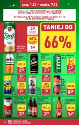Gazetka promocyjna Aldi - Pełna oferta - Gazetka - ważna od 07.12 do 07.12.2025 - strona 26 - produkty: Piwa, Piwo, Piernik, Gra, Tatra, Harnaś, Lech Premium, Imbir