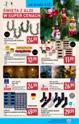 Gazetka promocyjna Aldi - Pełna oferta - Gazetka - ważna od 07.12 do 07.12.2025 - strona 33 - produkty: Gra, Lameta, Rama, Organizer, Karp, Bombki, Girlanda, Wełna, Wstążka, Szpic, Fa
