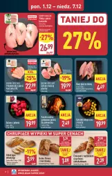 Gazetka promocyjna Aldi - Pełna oferta - Gazetka - ważna od 07.12 do 07.12.2025 - strona 8 - produkty: Kurczak, Sos, Sok, Bułka fitness, Kaczka, Chleb typu włoskiego, Mięsne specjały, Karp, Croissant, Chleb, Piekarnik, Golonka wieprzowa, Bułka