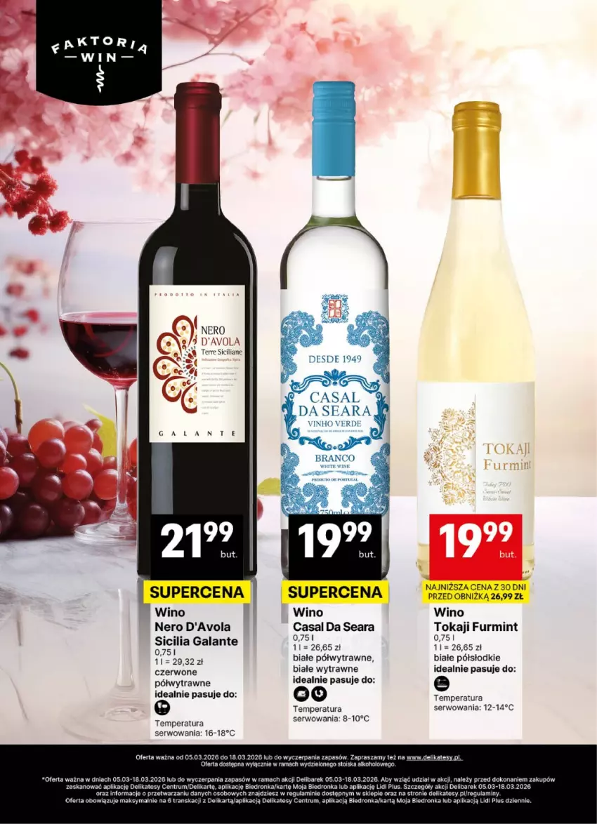 Gazetka promocyjna Delikatesy Centrum - Delibarek DC10-DC11 - ważna 05.03 do 18.03.2026 - strona 8 - produkty: Dron, Gala, Por, Rama, Rum, Ser, Tokaji, Tran, Wino
