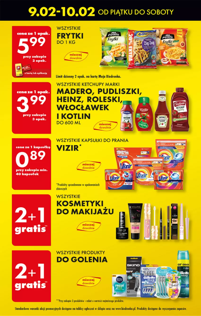 Gazetka promocyjna Biedronka - Od czwartku - ważna 15.02 do 21.02.2024 - strona 4 - produkty: Dron, Frytki, Gra, Heinz, Ketchup, Kotlin, Pudliszki