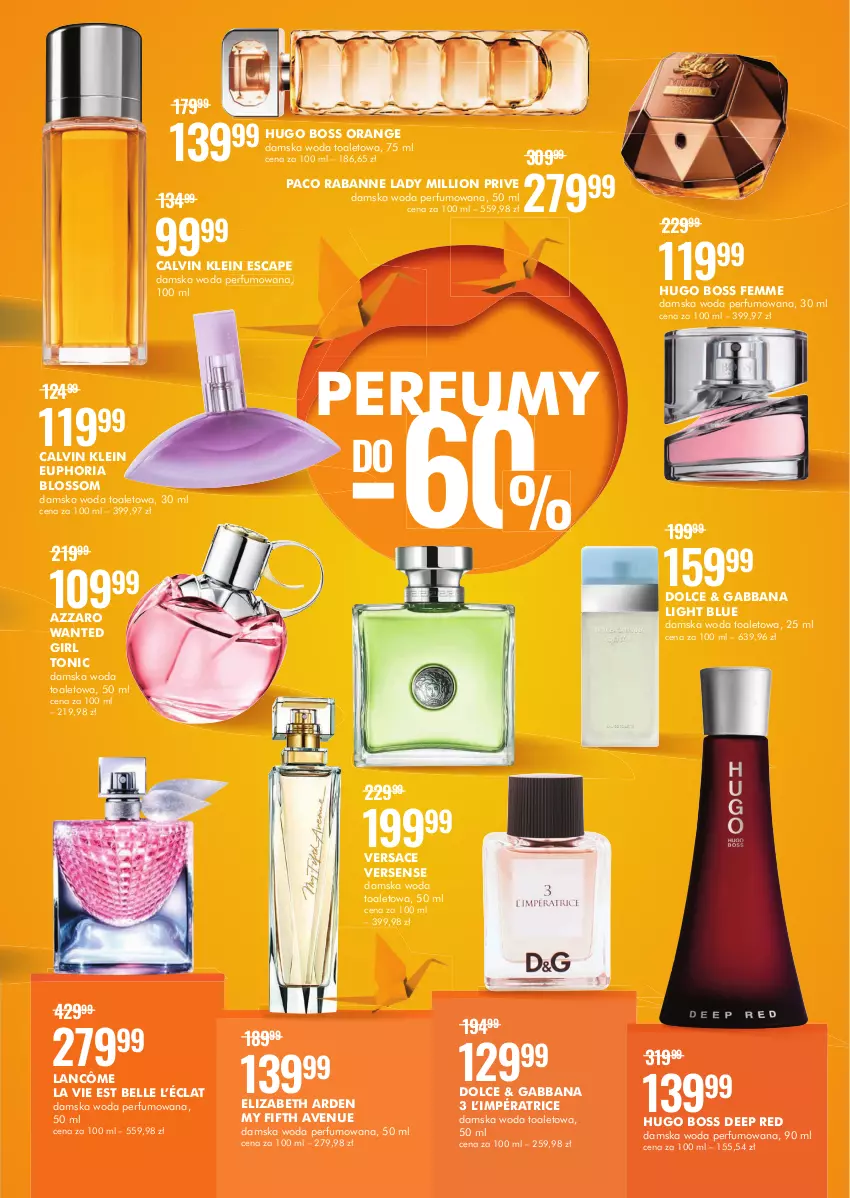 Gazetka promocyjna Super Pharm - Gazetka - ważna 07.07 do 21.07.2022 - strona 11 - produkty: Azzaro, Bell, Calvin Klein, Elizabeth Arden, Hugo Boss, Lancôme, Lion, Paco Rabanne, Perfum, Versace, Woda, Woda perfumowana, Woda toaletowa