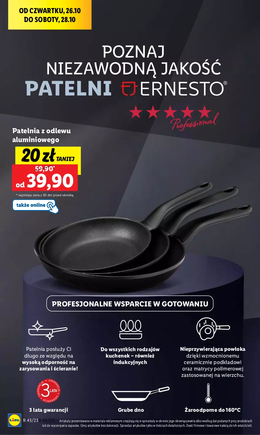 Gazetka promocyjna Lidl - GAZETKA - ważna 26.10 do 28.10.2023 - strona 24 - produkty: Patelnia, Podkład, Por, Sok