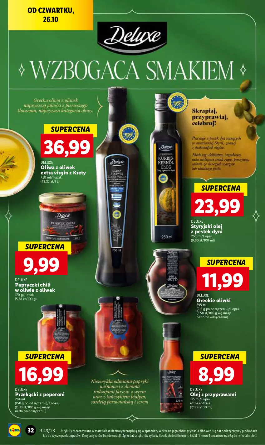 Gazetka promocyjna Lidl - GAZETKA - ważna 26.10 do 28.10.2023 - strona 46 - produkty: Gin, Kret, Olej, Oliwa z oliwek, Oliwki, Stek