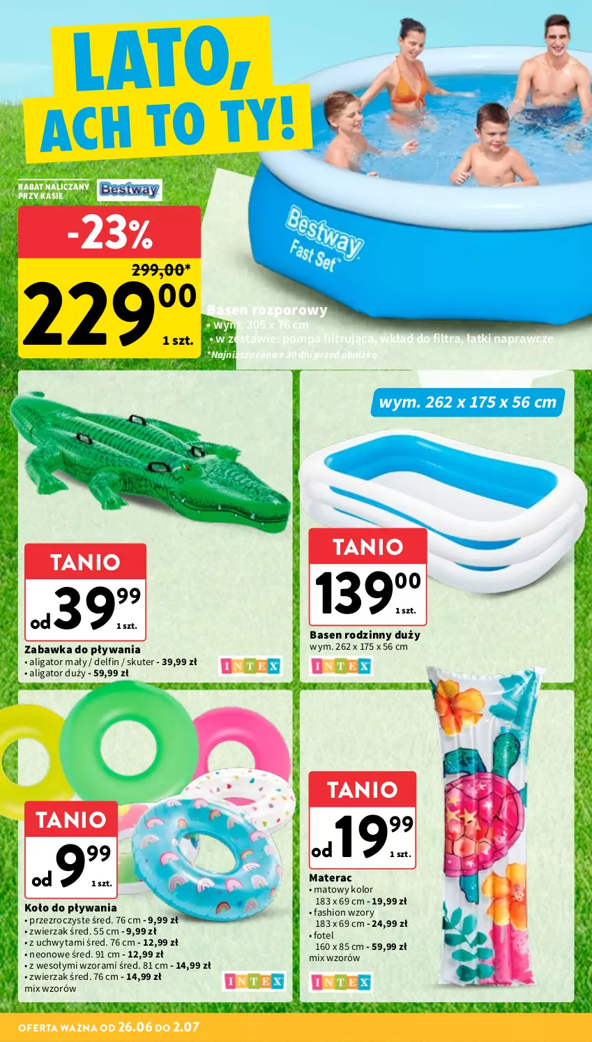 Gazetka promocyjna Intermarche - Gazetka Intermarche - ważna 26.06 do 02.07.2025 - strona 34 - produkty: Fa, Fotel, Materac, Por, Tera, Zabawka
