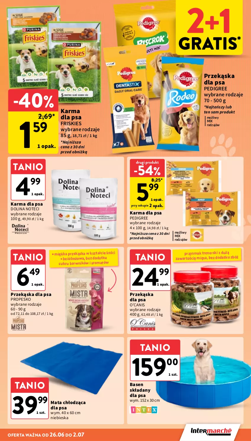 Gazetka promocyjna Intermarche - Gazetka Intermarche - ważna 26.06 do 02.07.2025 - strona 37 - produkty: Friskies, Gra, Mata chłodząca, Pedigree