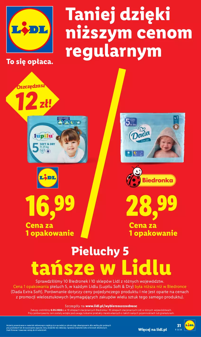 Gazetka promocyjna Lidl - Gazetka ważna od 21.05 do 23.05 - ważna 21.05 do 23.05.2026 - strona 31 - produkty: Dada, Dron, Gra, Pieluchy, Por, Rama