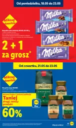 Gazetka promocyjna Lidl - Gazetka ważna od 21.05 do 23.05 - Gazetka - ważna od 23.05 do 23.05.2026 - strona 15 - produkty: Jacobs, Milka