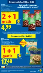Gazetka promocyjna Lidl - Gazetka ważna od 21.05 do 23.05 - Gazetka - ważna od 23.05 do 23.05.2026 - strona 17 - produkty: Pistacje, Top, Gra, Czekolada mleczna, Czekolada, Fa