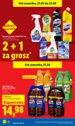 Gazetka promocyjna Lidl - Gazetka ważna od 21.05 do 23.05 - Gazetka - ważna od 23.05 do 23.05.2026 - strona 20 - produkty: Domestos, Cif, 7up, Mirinda, Pepsi