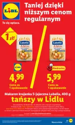 Gazetka promocyjna Lidl - Gazetka ważna od 21.05 do 23.05 - Gazetka - ważna od 23.05 do 23.05.2026 - strona 23 - produkty: Lubella, Makaron, Por, Bell, Dron, Bella