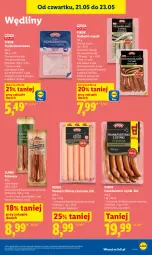 Gazetka promocyjna Lidl - Gazetka ważna od 21.05 do 23.05 - Gazetka - ważna od 23.05 do 23.05.2026 - strona 59 - produkty: Kurczak, Ser, Parówki, Szynka konserwowa, Szynka, PIKOK, Frankfurterki, Kabanos