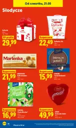 Gazetka promocyjna Lidl - Gazetka ważna od 21.05 do 23.05 - Gazetka - ważna od 23.05 do 23.05.2026 - strona 62 - produkty: Ser, Lindor, Raffaello, Mleczko, Ptasie mleczko, Lindt, Fa