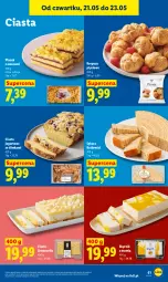 Gazetka promocyjna Lidl - Gazetka ważna od 21.05 do 23.05 - Gazetka - ważna od 23.05 do 23.05.2026 - strona 67 - produkty: Królewski, Jogurt, Korpusy, Sękacz, Ciasto jogurtowe