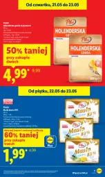 Gazetka promocyjna Lidl - Gazetka ważna od 21.05 do 23.05 - Gazetka - ważna od 23.05 do 23.05.2026 - strona 7 - produkty: Pilos, Gouda, Masło