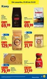 Gazetka promocyjna Lidl - Gazetka ważna od 21.05 do 23.05 - Gazetka - ważna od 23.05 do 23.05.2026 - strona 83 - produkty: Nescafé, Kawa rozpuszczalna, Kawa ziarnista, Kawa mielona, Kawa, Lavazza