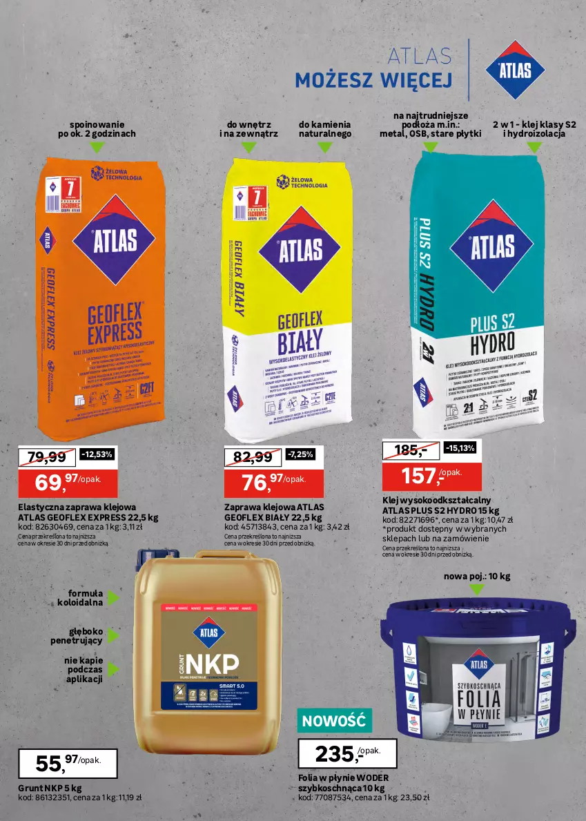 Gazetka promocyjna Leroy Merlin - Gazetka Leroy Merlin - ważna 26.08 do 27.09.2026 - strona 28 - produkty: Bell, Bella, Geoflex, Grunt, Hydroizolacja, Klej, Ogrzewanie, Por, Ser, Sok, Zaprawa klejowa