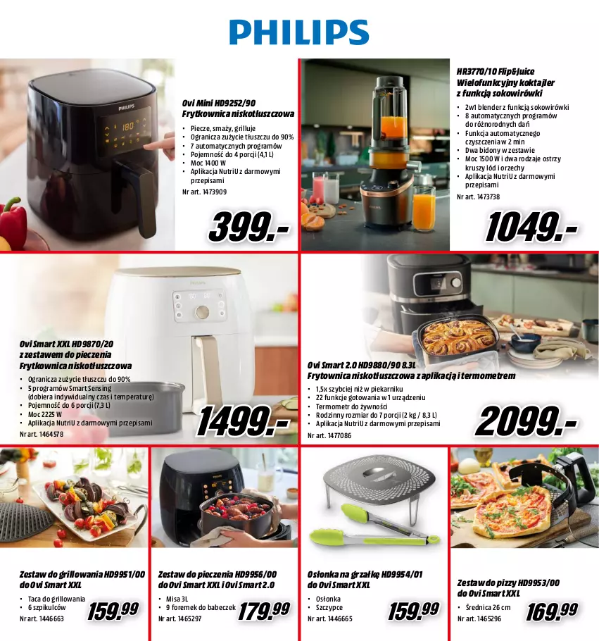 Gazetka promocyjna Media Markt - Gazetka Media Markt - ważna 01.12 do 24.12.2023 - strona 14 - produkty: Blender, Gra, Grill, Osłonka, Piec, Piekarnik, Por, Sok, Taca, Termometr