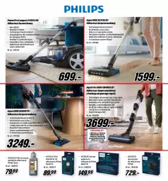 Gazetka promocyjna Media Markt - Gazetka Media Markt - Gazetka - ważna od 24.12 do 24.12.2023 - strona 13 - produkty: Odkurzacz, Top, Philips, Płyn do mycia podłóg, Pojemnik, Odkurzacz bezprzewodowy, Płyn do mycia, Akumulator