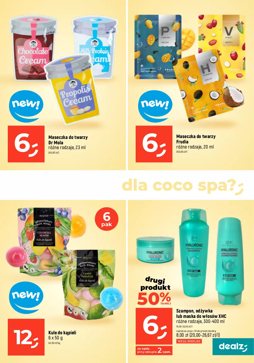 Gazetka promocyjna Dealz - MAKE A DEALZ - ważna 02.04 do 10.04.2024 - strona 19 - produkty: Krem do rąk, Maska, Maska do włosów, Mleczko, Mleczko do ciała, Mola, Odżywka, Szampon