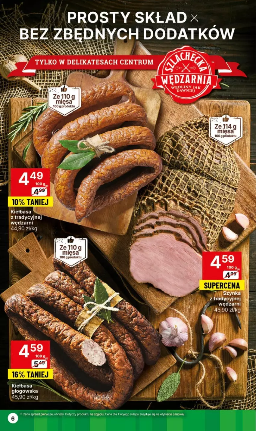 Gazetka promocyjna Delikatesy Centrum - Dyskontowe ceny w Delikatesach Centrum - ważna 25.01 do 31.01.2024 - strona 6 - produkty: Kiełbasa