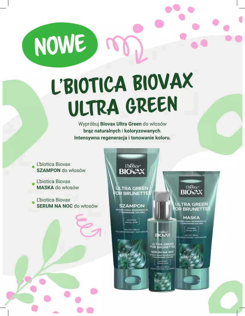 Gazetka promocyjna Rossmann - 1 czerwca - ważna 01.06 do 15.06.2023 - strona 18 - produkty: Biovax, Maska, Maska do włosów, Rum, Ser, Serum, Szampon, Wanna